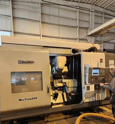 Used 2005 OKUMA MACTURN 250BB-2S/1000 CNC Lathes Kentucky US | Aucto #686510