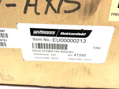 USED WITTMANN SERVO DRIVE CONTROLLER MODULE