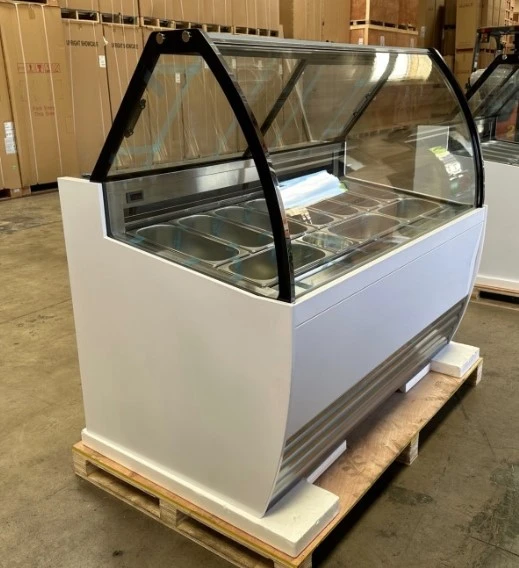 171-0150 10 Pan Self Contained Full Service Gelato Display Cooler