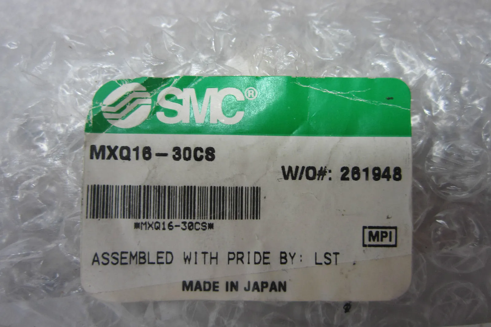 NEW SMC MXQ16-30CS SLIDE TABLE CYLINDER MXQ1630CS