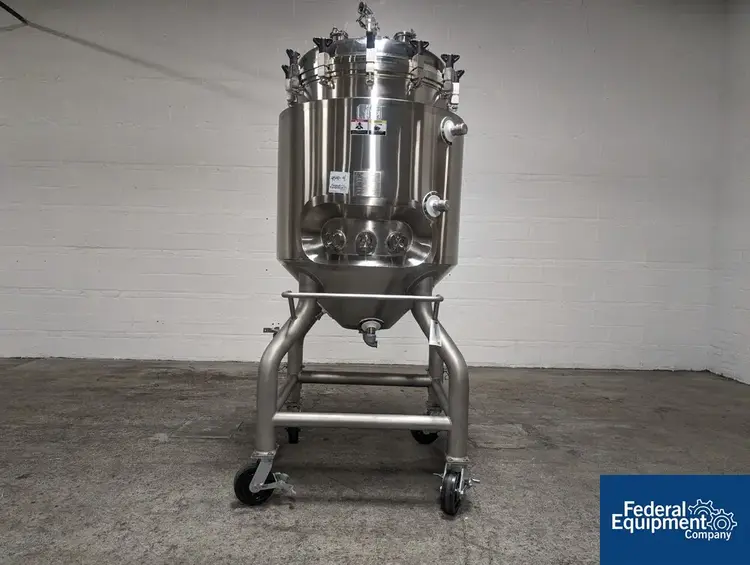 Used A&M Process 500 Liter A&B Process Receiver Tank, 316 S/S, 44/150# Stainless Steel Tanks Ohio US | Federal Equipment Company #127383