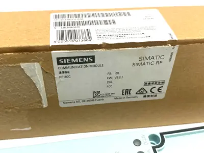 USED SIEMENS SIMATIC RF RFID COMMUNICATIONS MODULE RF180C FOR PROFINET