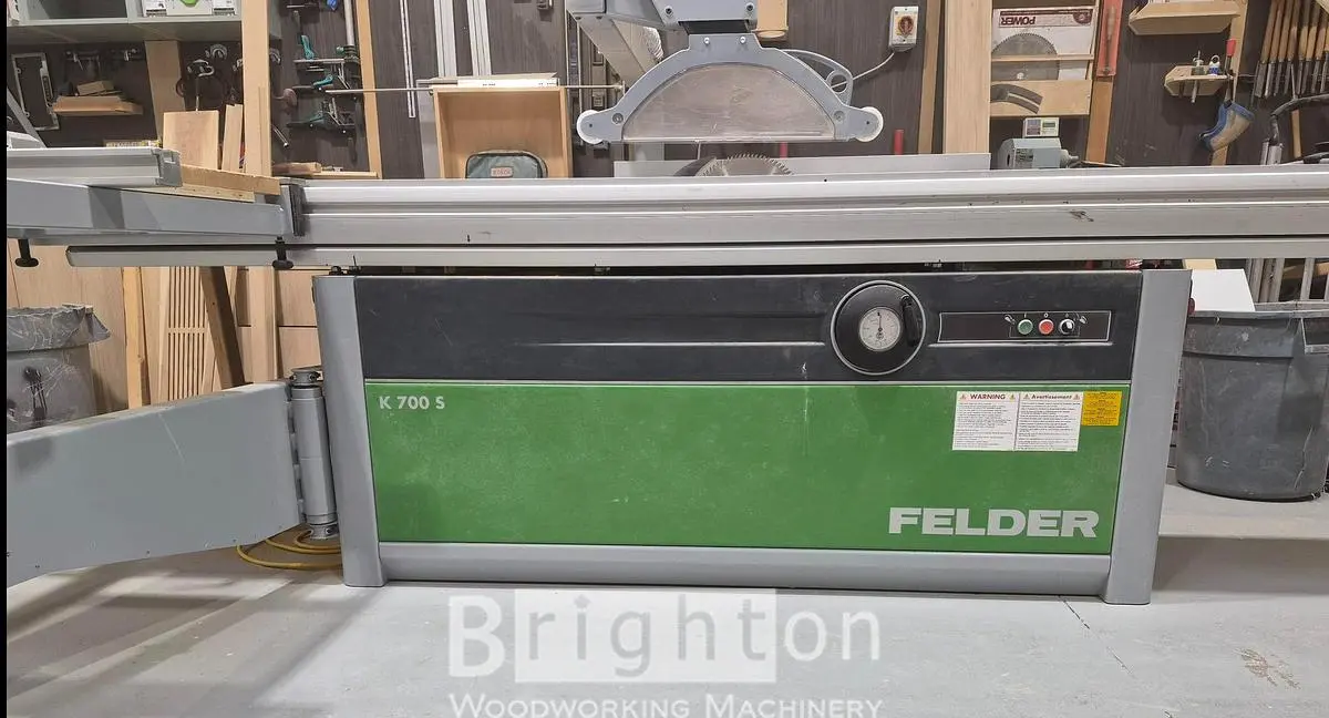 USED 2021 FELDER K700S USED SLIDING TABLE SAW, SINGLE PHASE