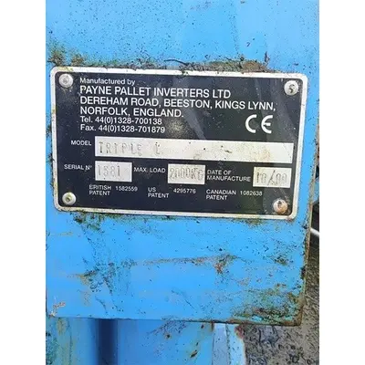 Used Payne Pallet Inverter _UNKNOWN_ Upenders / Down-Enders Pennsylvania US | ISCA #1299496