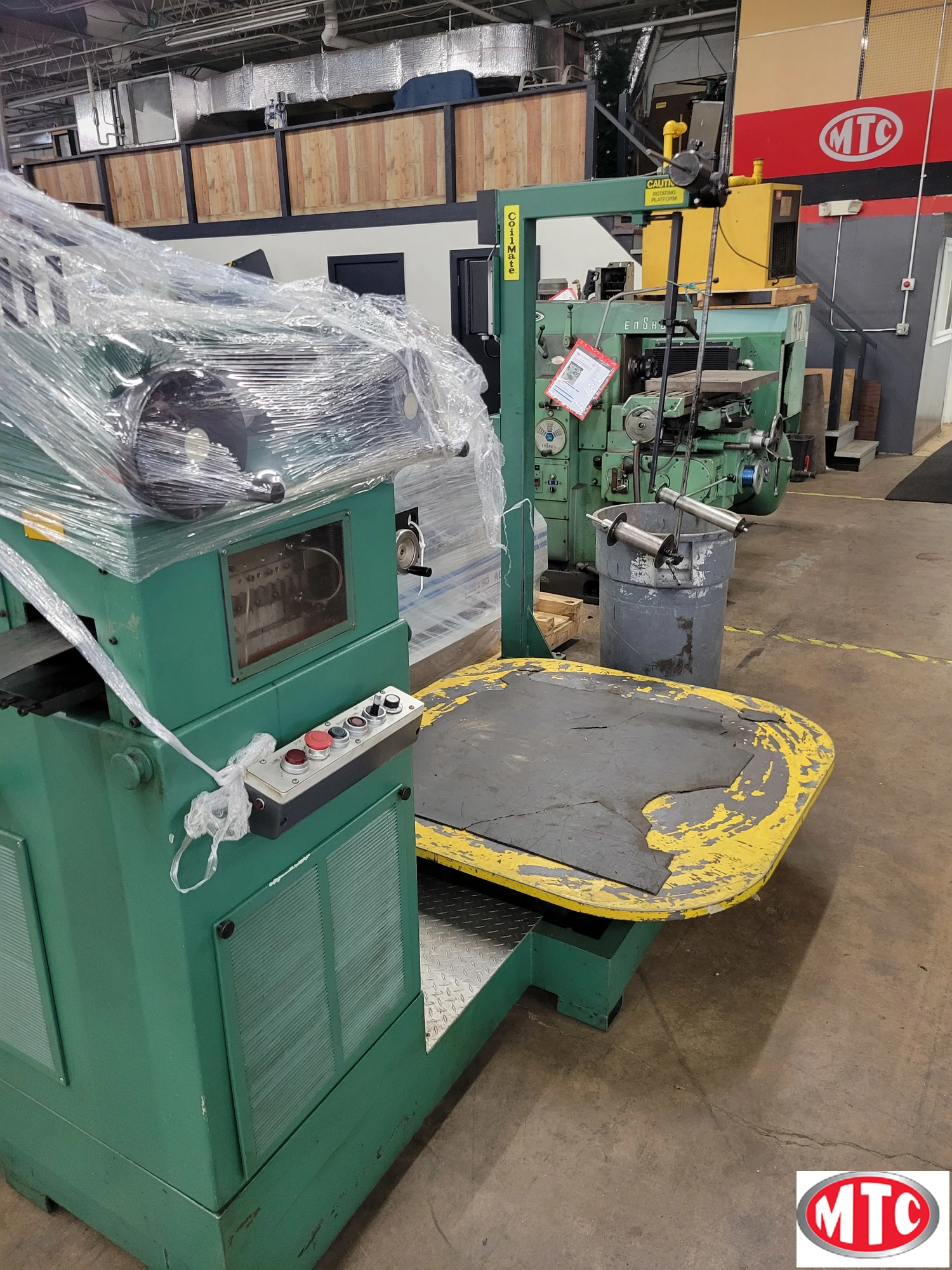 Bruderer Straightener with Coilmate CM 6052 Pallet decoiler Pkg.