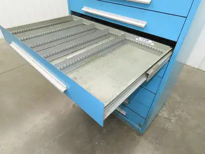 Nu-Era Modular Tool Storage Cabinet 9 Drawer 45x28x61" Vidmar Stanley Lista
