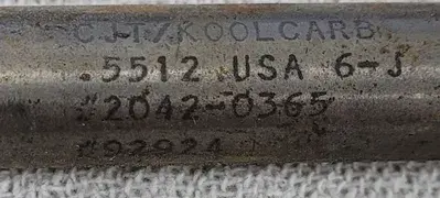 USED CJT .5512 USA 6-J