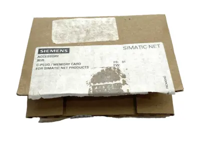 New | in-Stock Siemens SIMATIC NET C-Plug Removable Data Memory Card PLC Processors Michigan US | Maverick Industrial Sales #1389811