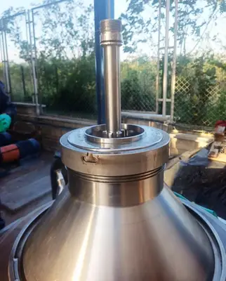 Macfuge 711 NOPT 3S self-cleaning biodiesel purifier, 316SS.