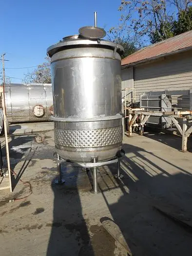 Tank, 650 Gallon, 316 Stainless Steel, Jacketed, 52" x 70", DT/DB #S742204
