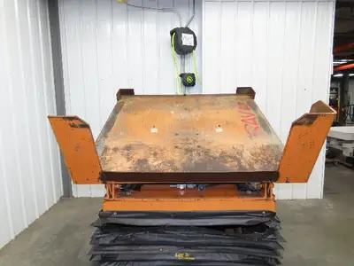 Airfloat Pneumatic Lift Tilt Table Tote Tipper 4000lbs 25° Degree 54x50" Top
