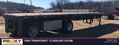 Used 1994 TRANSCRAFT TL2000 W2 45X96 Flatbed Trailers Kentucky US | Proxy Equipment #1377784