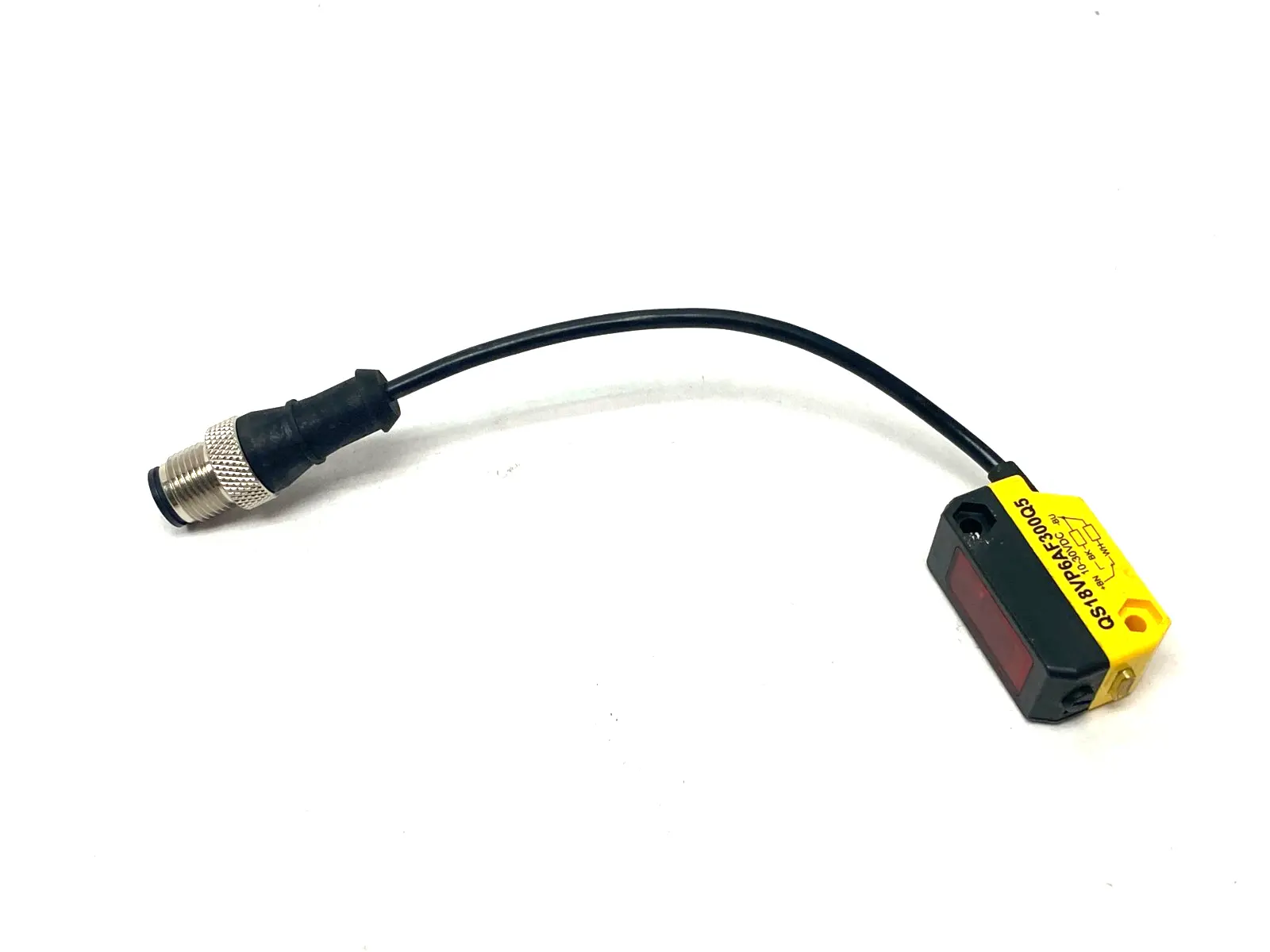 USED BANNER ENGINEERING WORLD-BEAM PHOTOELECTRIC SENSOR, ADJUSTABLE FIELD