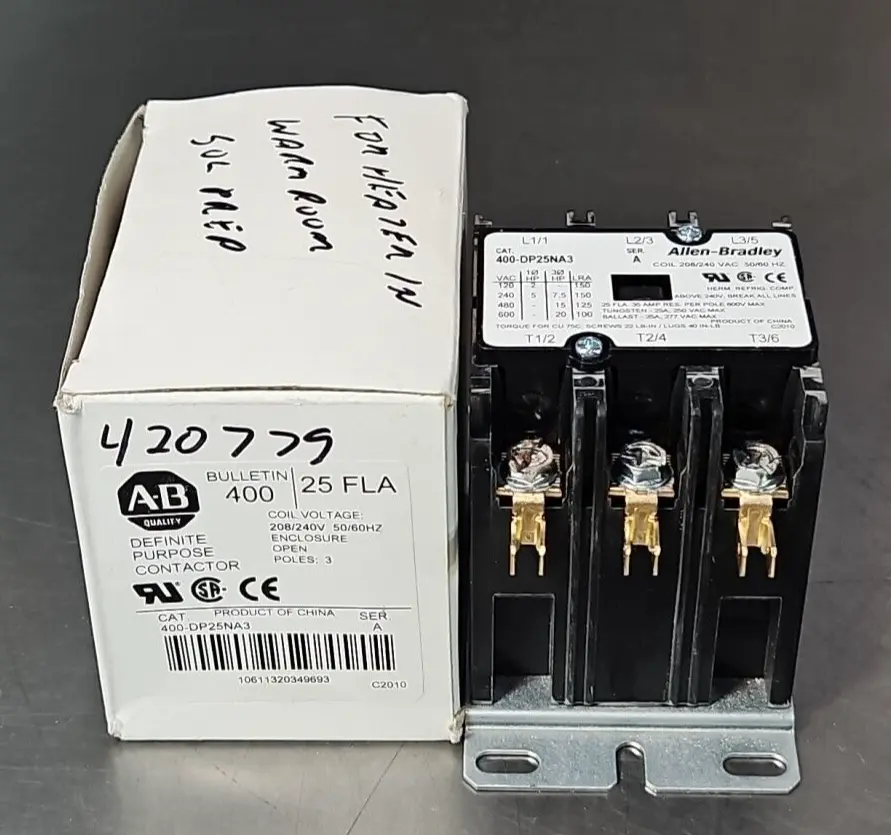 Allen Bradley 400-DP25NA3 Ser A Contactor loc4C32