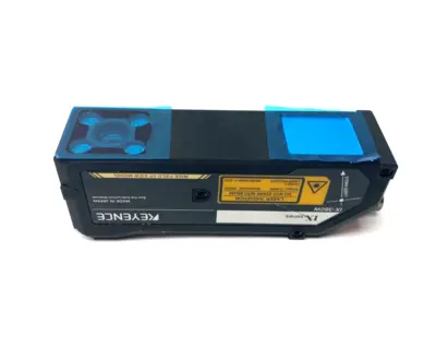 USED KEYENCE IMAGE BASED LASER SENSOR HEAD 360MM SCAN/LINE MODE