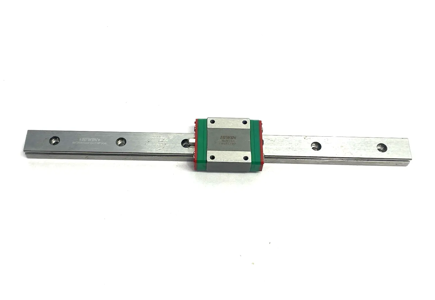 Used HIWIN LINEAR GUIDEWAY BLOCK AND RAIL, 1-BLOCK, 235MM RAIL Misc Industrial Equipment | Maverick Industrial Sales #1098774
