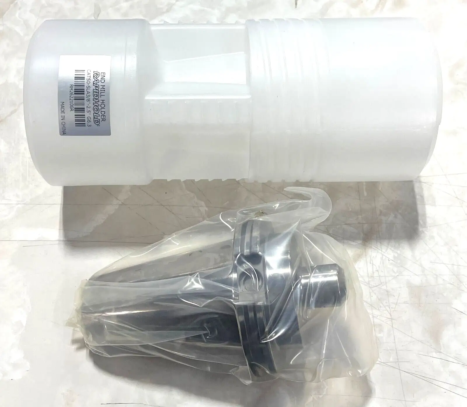 RapidHold CAT50-SLA 3/8" End Mill Holder 2.5" Protruding Length G6.3 Balanced