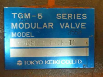 USED TOKYO KEIKI TGMX-5-P-CK-10