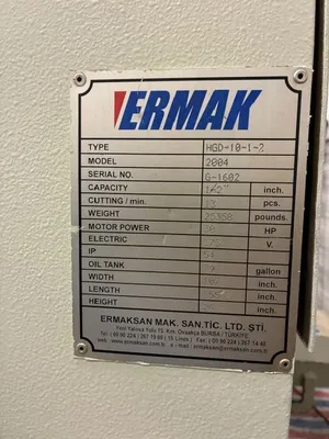 ERMAKSAN CNC-HGD 3100X13 Sheet Metal Shears | FERRIC Machinery, Inc. (5)