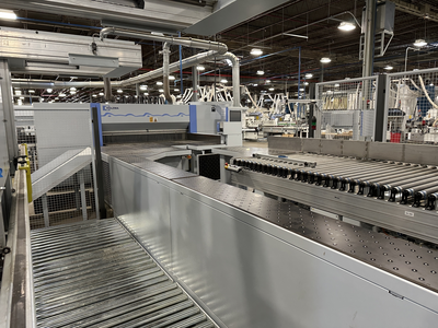 Homag CNC Angular Saw System w/ Automatic Loading & Unloading