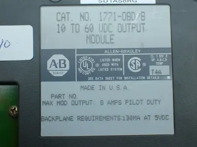 Used ALLENBRADLEY 1771OBD/B PLC Input & Output Ohio US | HGR 24 #879754