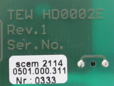 USED STRIKO TEW HD0002E MODULE REV. 1 TEWHD0002E
