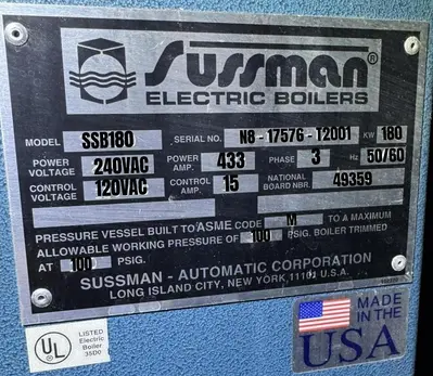 USED SUSSMAN SSB180