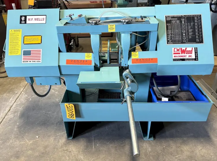Used W.F. WELLS L-10 Horizontal Band Saws Ohio US | CW WOOD MACHINERY #746133