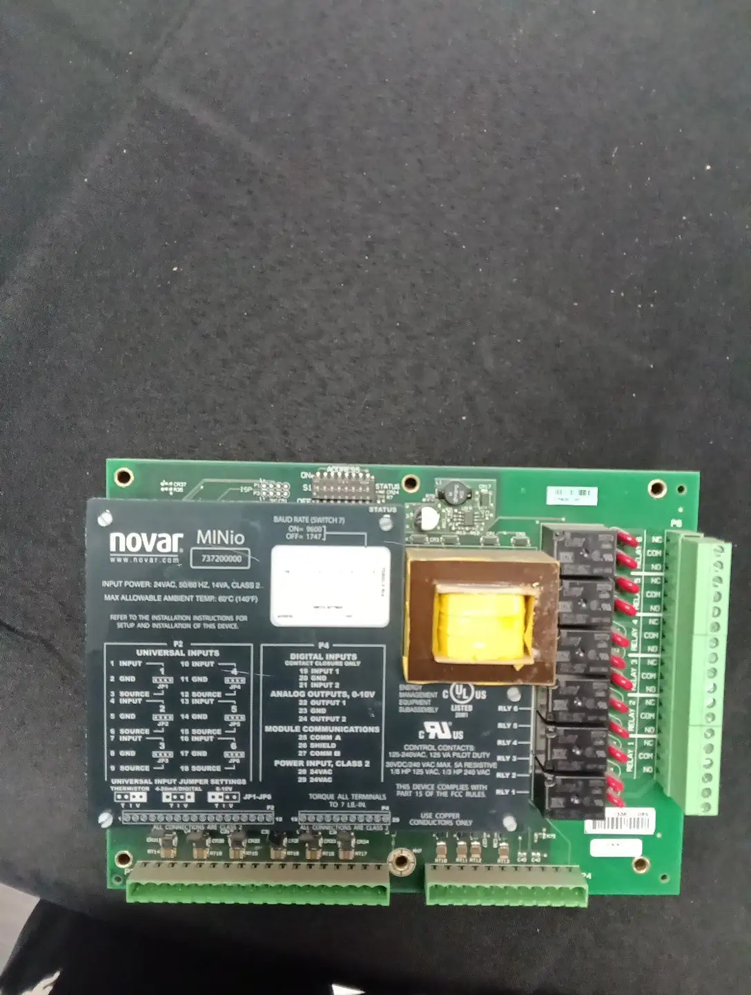 New | in-Stock Novar Novar 737200000 Input / Output Modules US | Infinity wholesale & Supply LLC #1305749