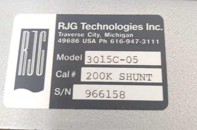 USED RJG Technologies DT-3004-A
