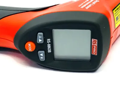 USED RS PRO INFRARED THERMOMETER, DUAL LASER POINT -50 TO 800°C RS-8863B