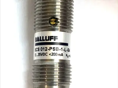 USED BALLUFF CAPACITIVE SENSOR CYLINDRICAL M12 HOUSE SN = 4MM