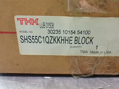 New | in-Stock THK SHS55C1QZKKHHE BLOCK Tooling & Accessories (Other) | HGR 24 #750600