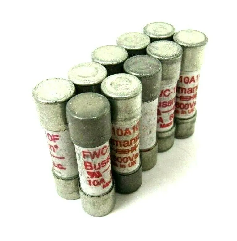 NEW LOT OF 10 BUSSMANN FWC-10A10F FUSES FWC10A10F