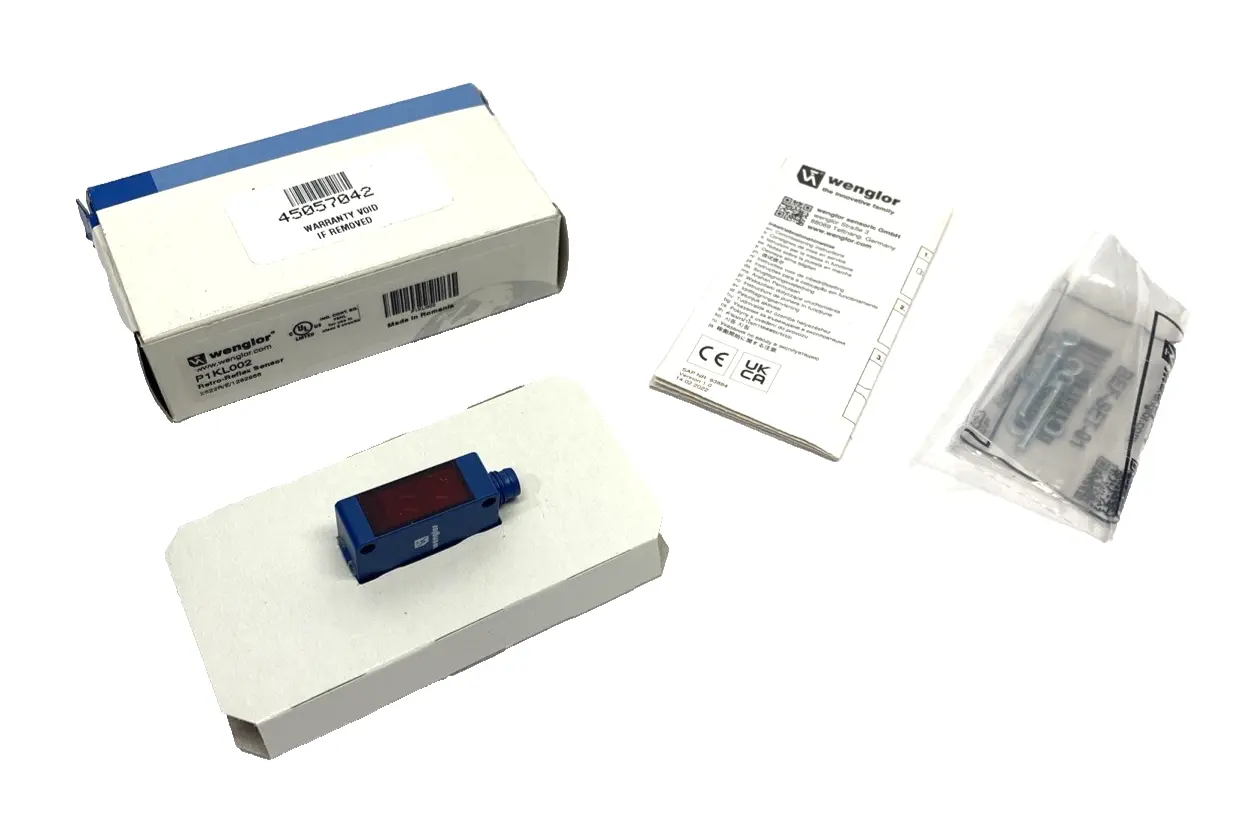 P1KL002 | Wenglor P1KL0010-42C4-111680-ZJ-YA2 Retro-Reflex Sensor, Universal - New – Open box
