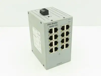 Allen Bradley 1783-US16T Stratix 2000 Unmanaged Ethernet Switch 16-Port Ser B