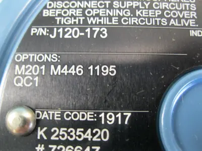 1/2" United Electric Controls J120-173 Pressure Switch 250VAC 4-100PSI NEW D17