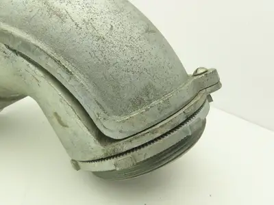 NA Metallic Flex Squeeze Connector 4" 90° Elbow Zinc Die Cast