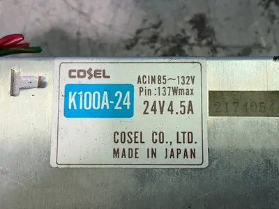 Used COSEL K100A24 AC/DC Power Supplies Ohio US | HGR 24 #1316472