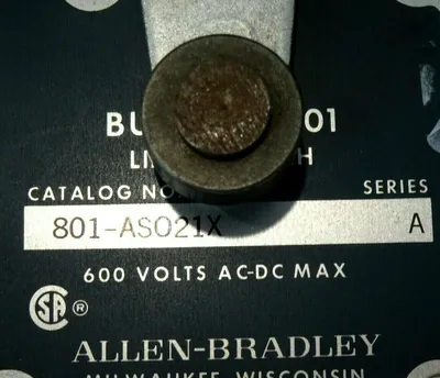 NEW ALLEN BRADLEY 801-AS021X LIMIT SWITCH SER.A 801AS021X