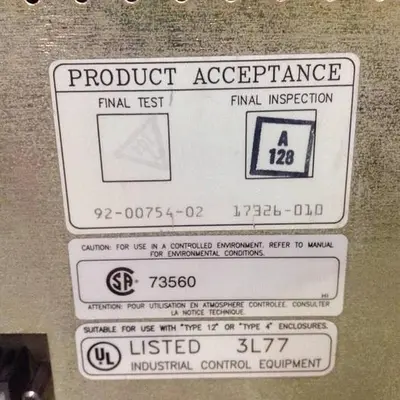 USED MODICON 557VCM73110