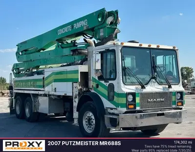Used 2007 PUTZMEISTER MR688S Concrete Mixer Trucks Oklahoma US | Proxy Equipment #1382729