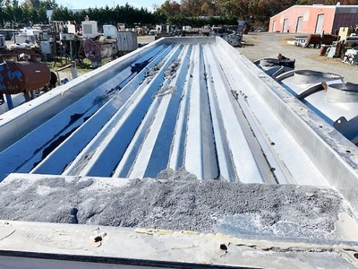 30' L x 70" Wide Carrier Fluid Bed Dryer With Heater