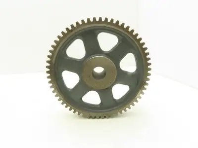 Boston Gear 10390 NH60 Spur Gear 60-Tooth 7.5" OD 1.25" W 1" Smooth Bore