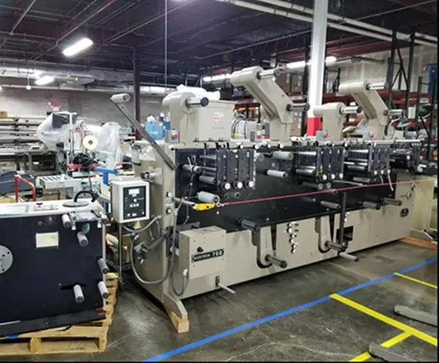 Used WEBTRON 750 Flexo Printing Presses | J&J Converting Machinery #440515
