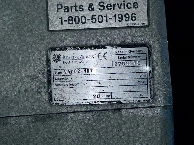 Used Beacon Meades _UNKNOWN_ Vacuum Pumps Minnesota US | Peak Machinery, Inc. #284863