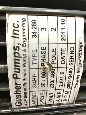 USED GUSHER 34-280