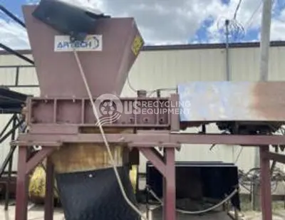 USED ARTECH RDE 75-36 DUAL SHAFT SHREDDER