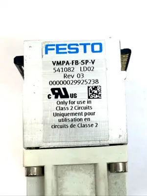 USED FESTO SUPPLY PLATE 541082