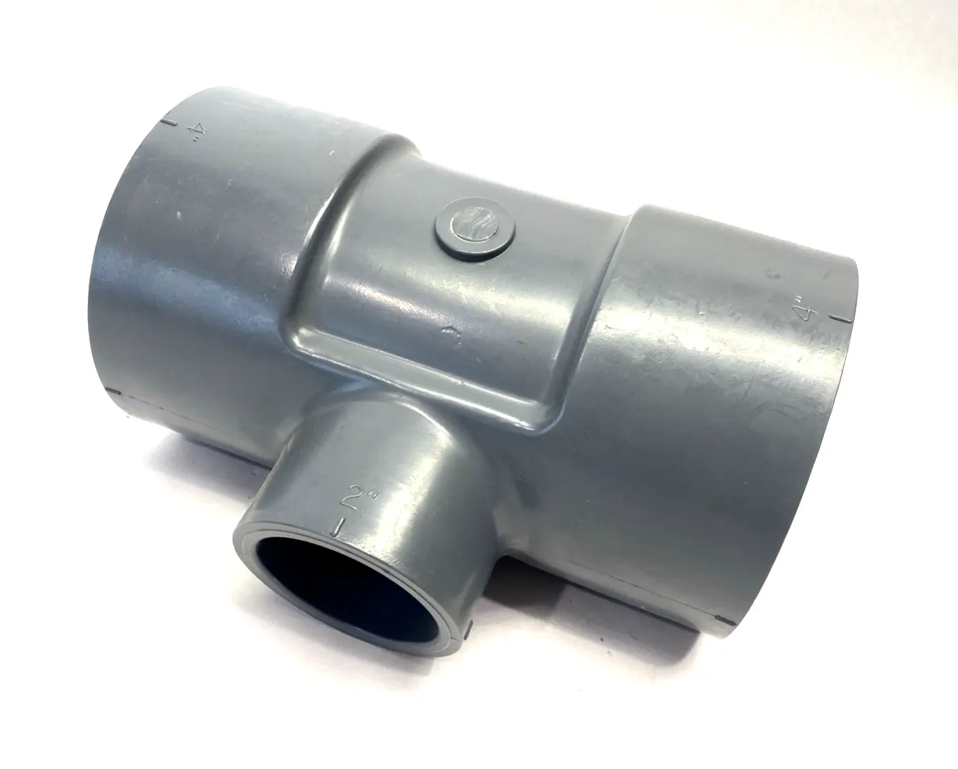 036804, 801-420 | IPEX 036804 Reducing Tee SCH 80 PVC 4"x4"x2" Socket x Socket x Socket - New Other